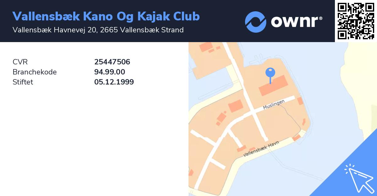 Vallensbæk Og Kajak - Se overskud, tidslinje og regnskaber -