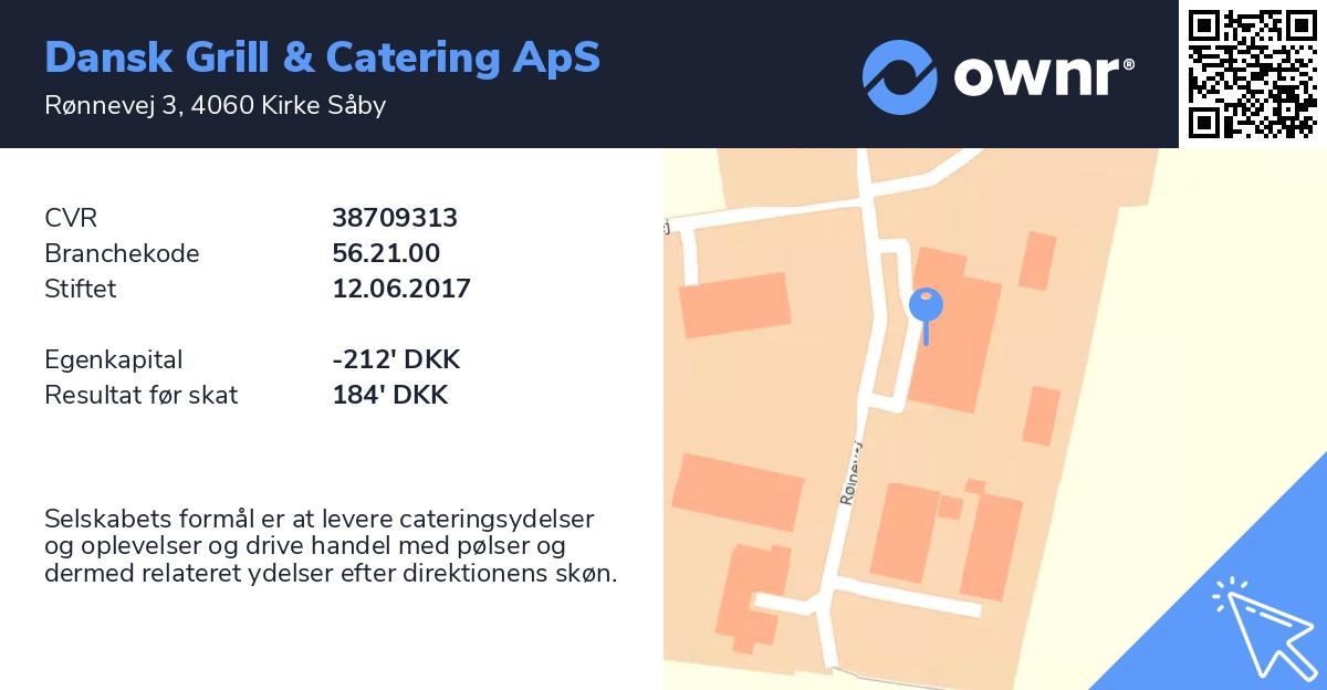Dansk Grill & Catering ApS - Se overskud, ejere, tidslinje og - ownr®