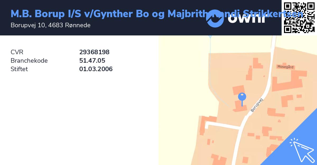 M.B. Borup I/S V/Gynther Bo Og Majbrith Randi Strikkertsen - Se ...