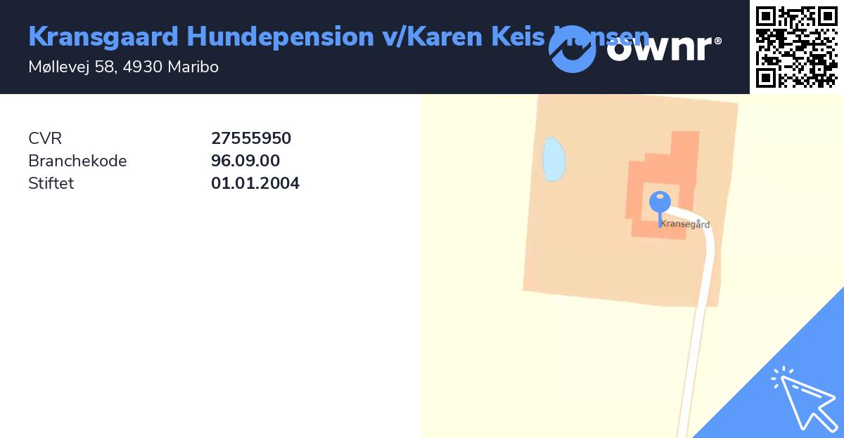 Hundepension V/karen Keis Hansen - Se overskud, ejere, tidslinje og regnskaber - ownr®