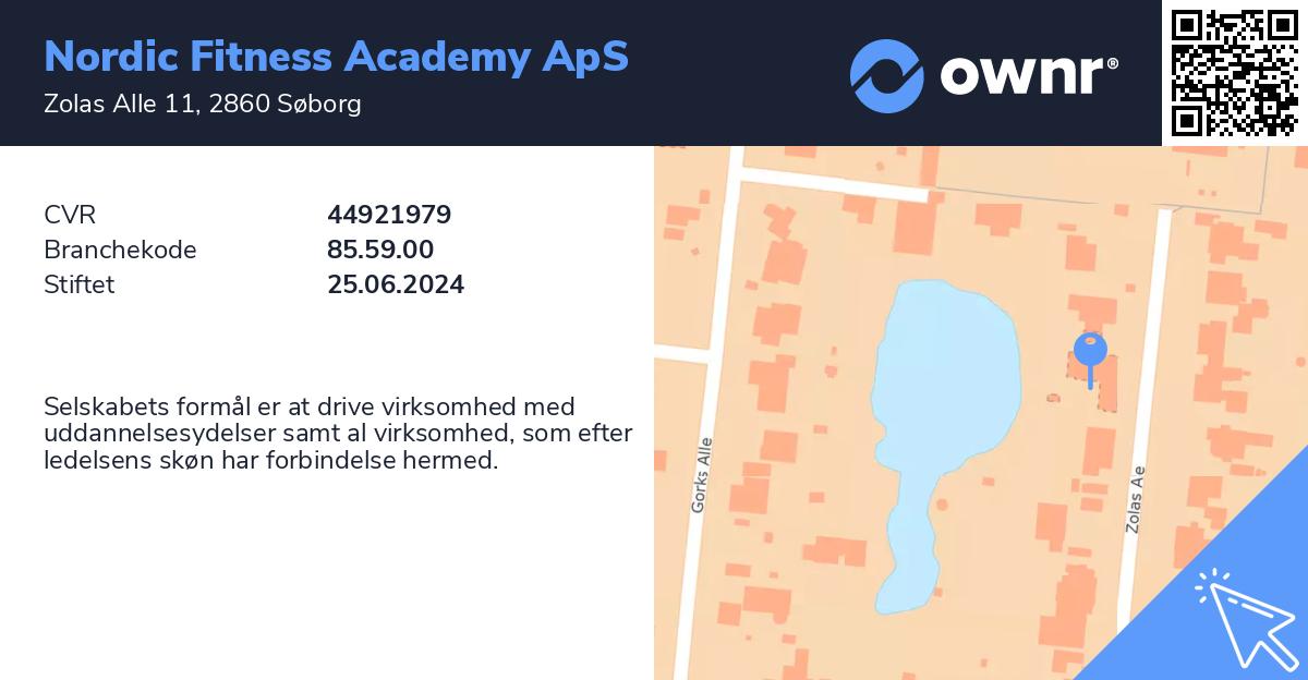 Nordic Fitness Academy ApS - Se overskud, ejere, tidslinje og ...