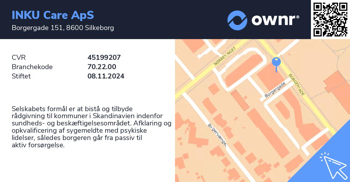 INKU Care ApS - Se Overskud, Ejere, Tidslinje Og Regnskaber - Ownr®