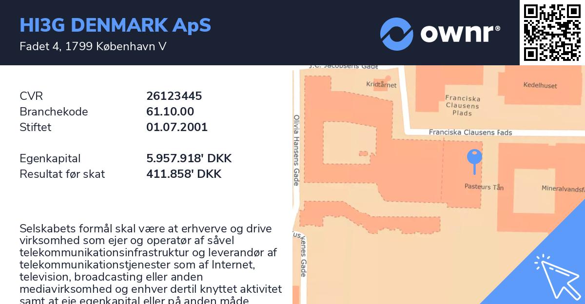 HI3G DENMARK ApS Se Overskud Ejere Tidslinje Og Regnskaber Ownr HI3G DENMARK ApS Se Overskud Ejere Tidslinje Og Regnskaber Ownr