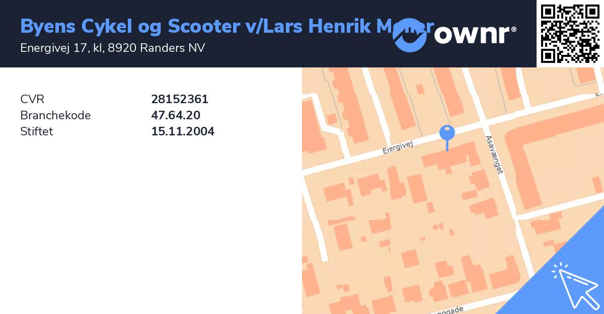 Byens og Scooter Møller - Se overskud, ejere, og regnskaber - ownr®