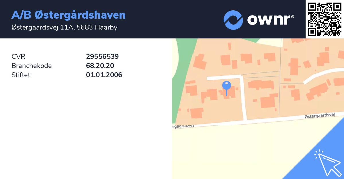 A/B Østergårdshaven - Se Overskud, Ejere, Tidslinje Og Regnskaber - Ownr®
