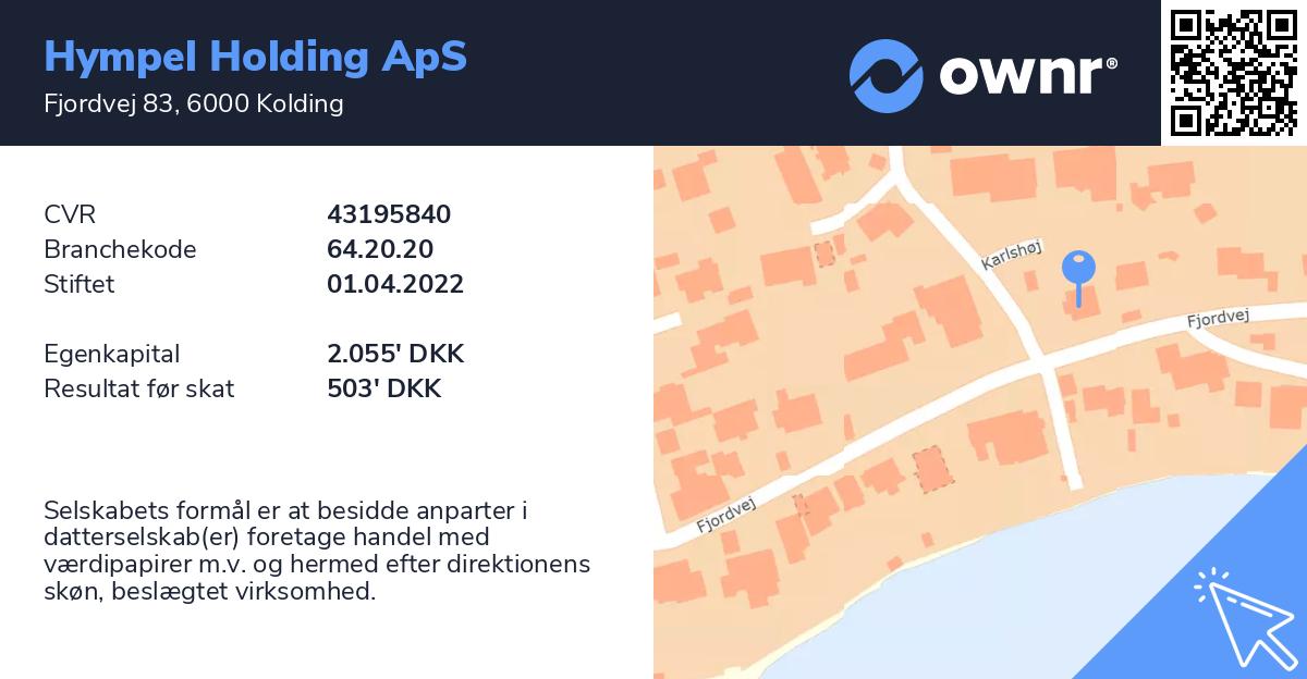 Hympel Holding ApS - Se Overskud, Ejere, Tidslinje Og Regnskaber - Ownr®