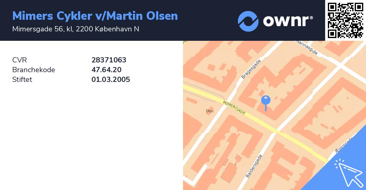 Mimers Cykler V/martin Olsen - Se tidslinje og - ownr®