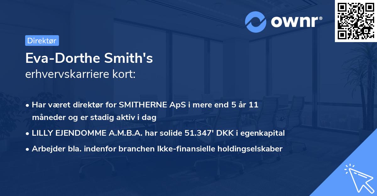 Eva-Dorthe Smith's erhvervskarriere kort