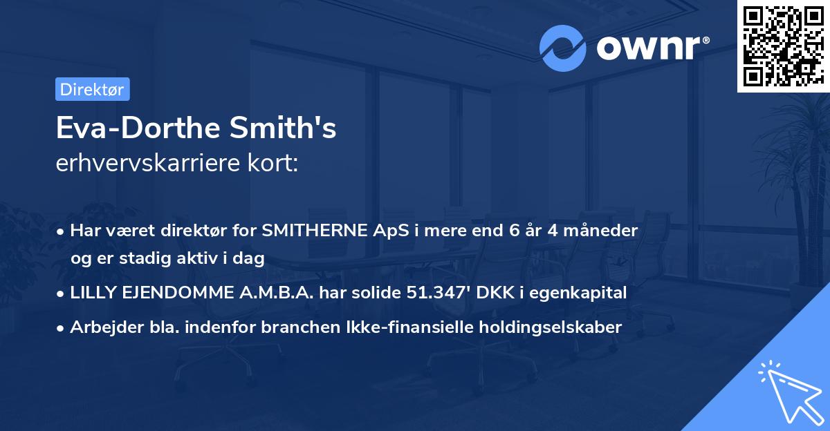 Eva-Dorthe Smith's erhvervskarriere kort