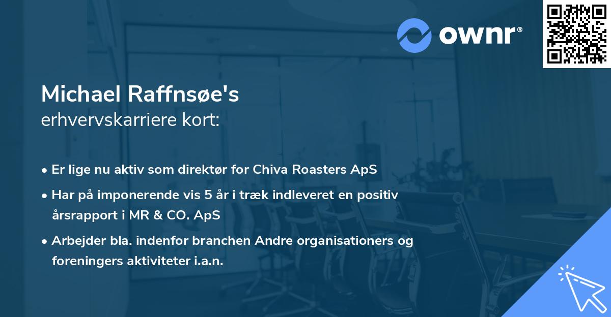 Michael Raffnsøe's erhvervskarriere kort