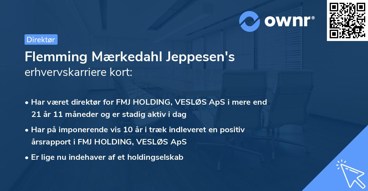 Flemming Mærkedahl Jeppesen's erhvervskarriere kort