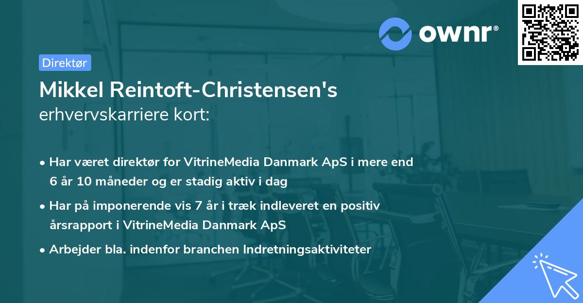 Mikkel Reintoft-Christensen's erhvervskarriere kort