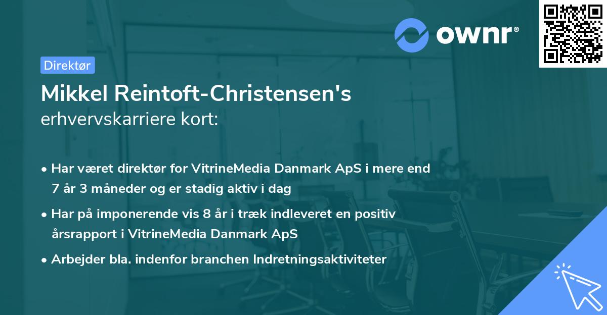 Mikkel Reintoft-Christensen's erhvervskarriere kort