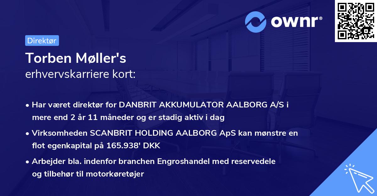 Torben Møller's erhvervskarriere kort