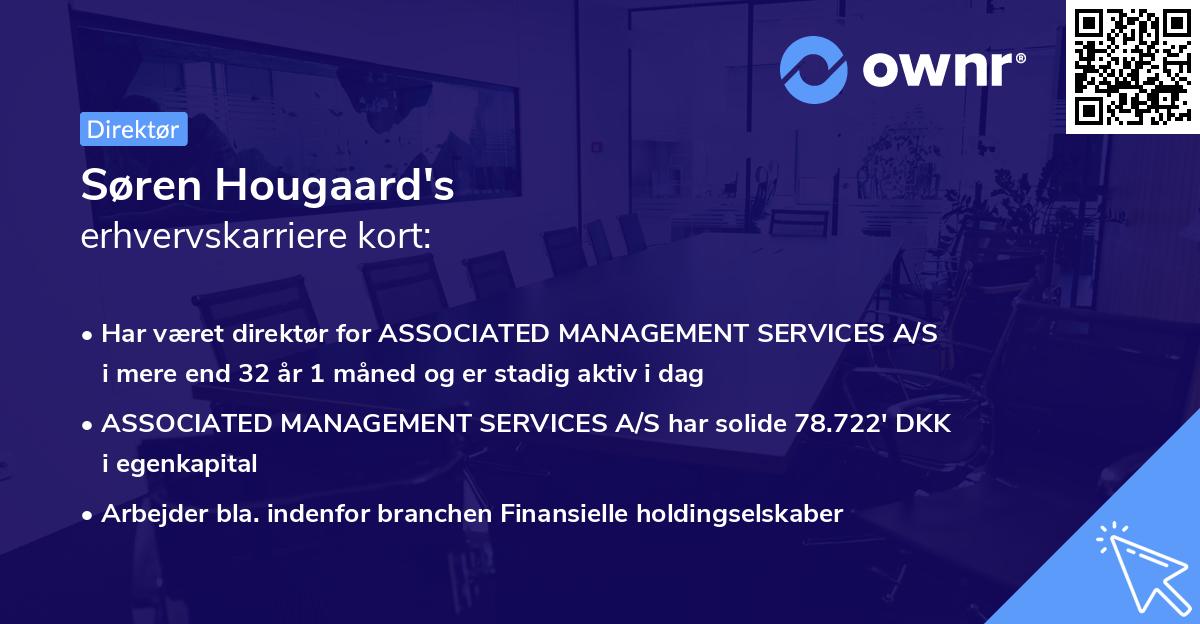 Søren Hougaard's erhvervskarriere kort