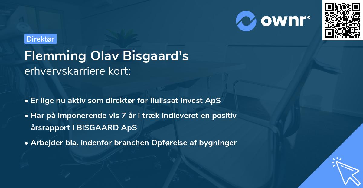 Flemming Olav Bisgaard's erhvervskarriere kort