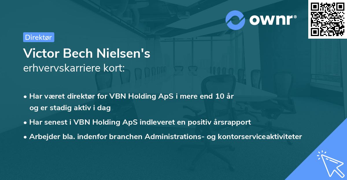 Victor Bech Nielsen's erhvervskarriere kort