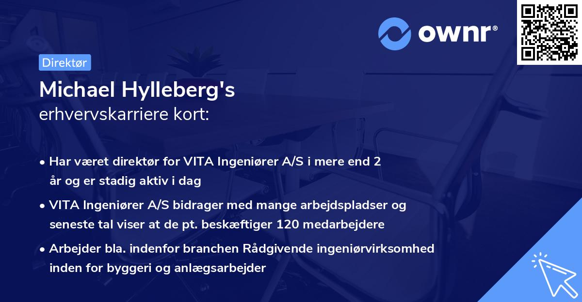 Michael Hylleberg's erhvervskarriere kort