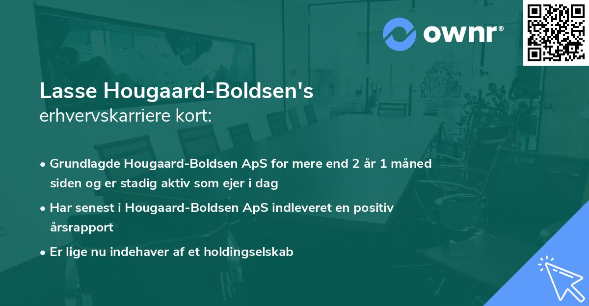 Lasse Hougaard-Boldsen's erhvervskarriere kort