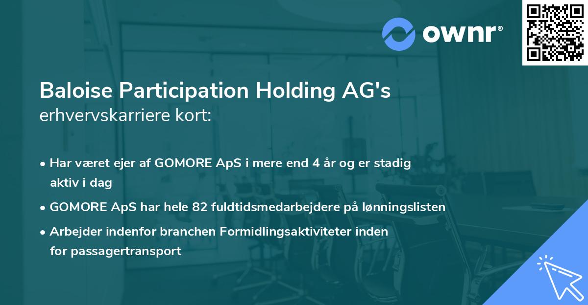 Baloise Participation Holding AG's erhvervskarriere kort