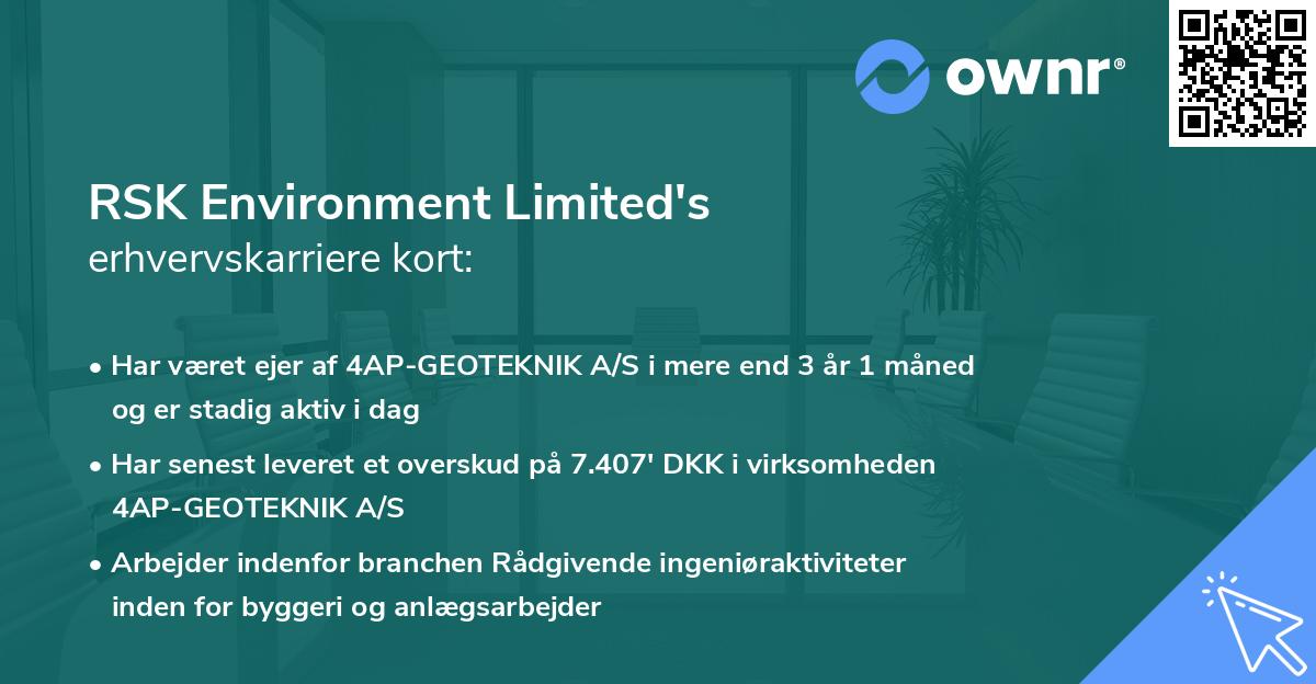RSK Environment Limited's erhvervskarriere kort