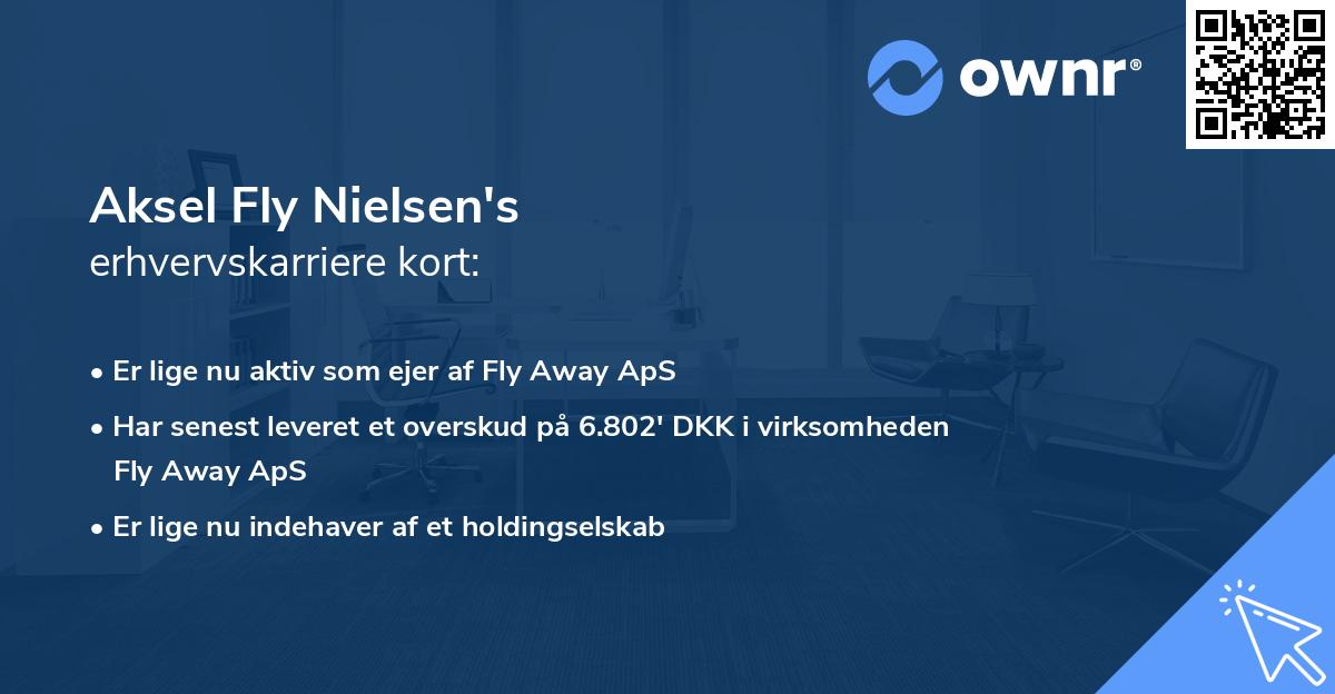 Aksel Fly Nielsen's erhvervskarriere kort