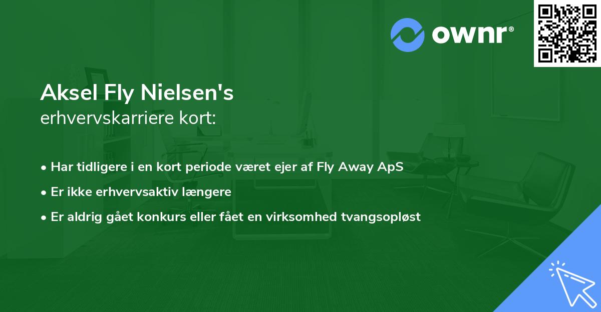 Aksel Fly Nielsen's erhvervskarriere kort