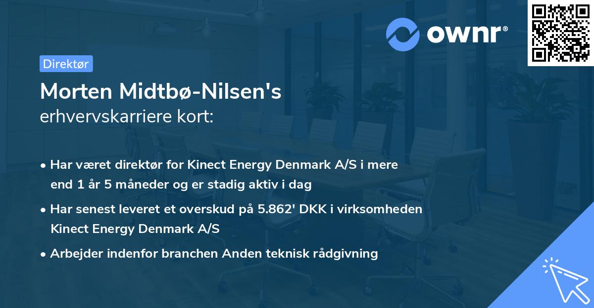 Morten Midtbø-Nilsen's erhvervskarriere kort