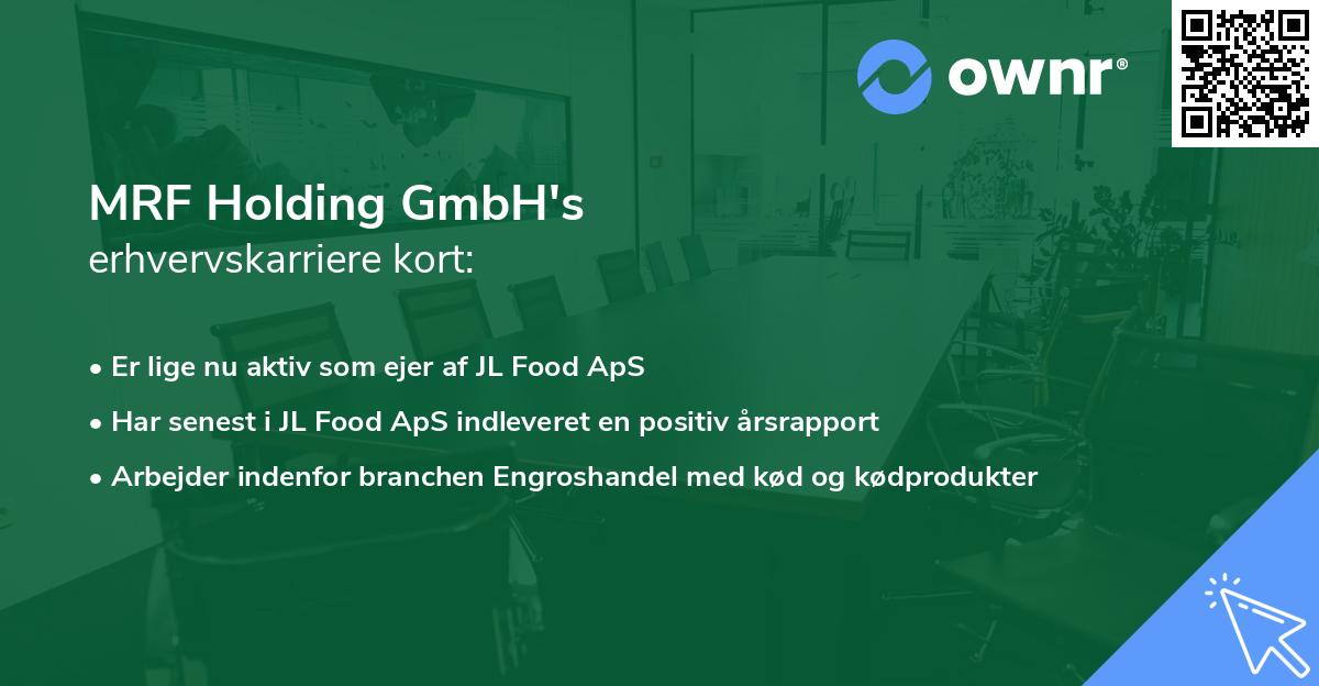 MRF Holding GmbH's erhvervskarriere kort