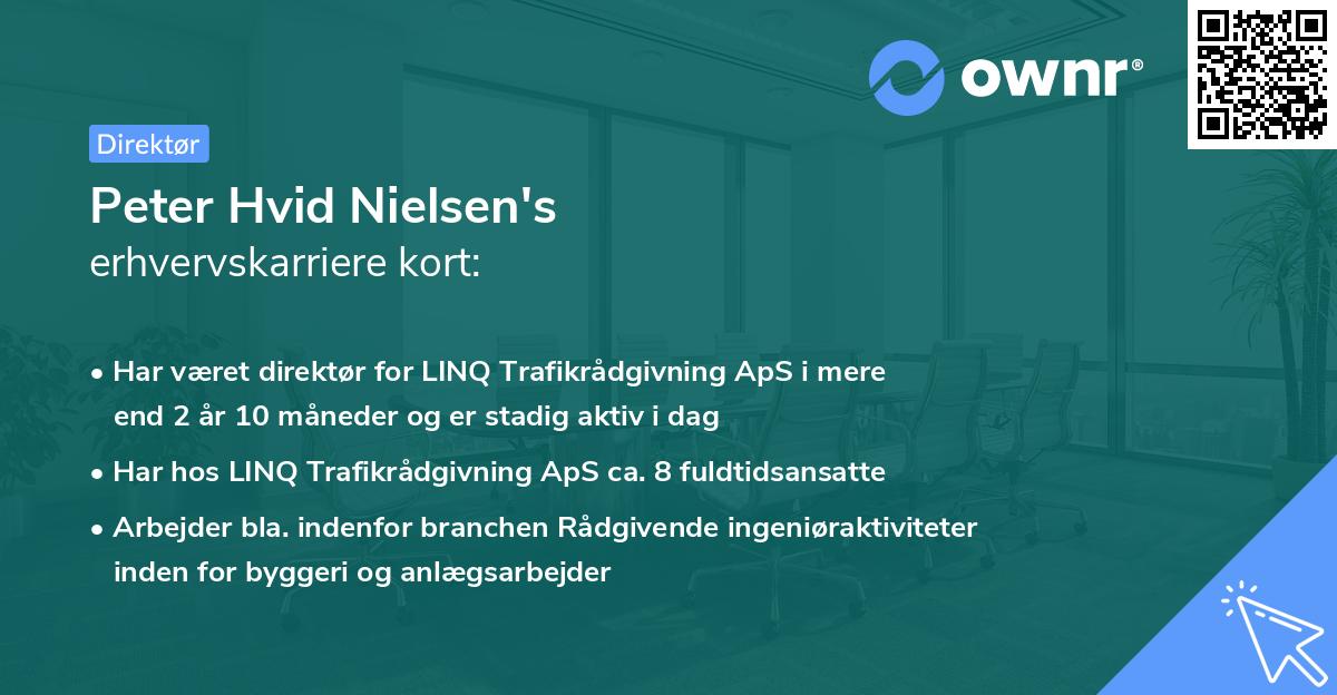 Peter Hvid Nielsen's erhvervskarriere kort