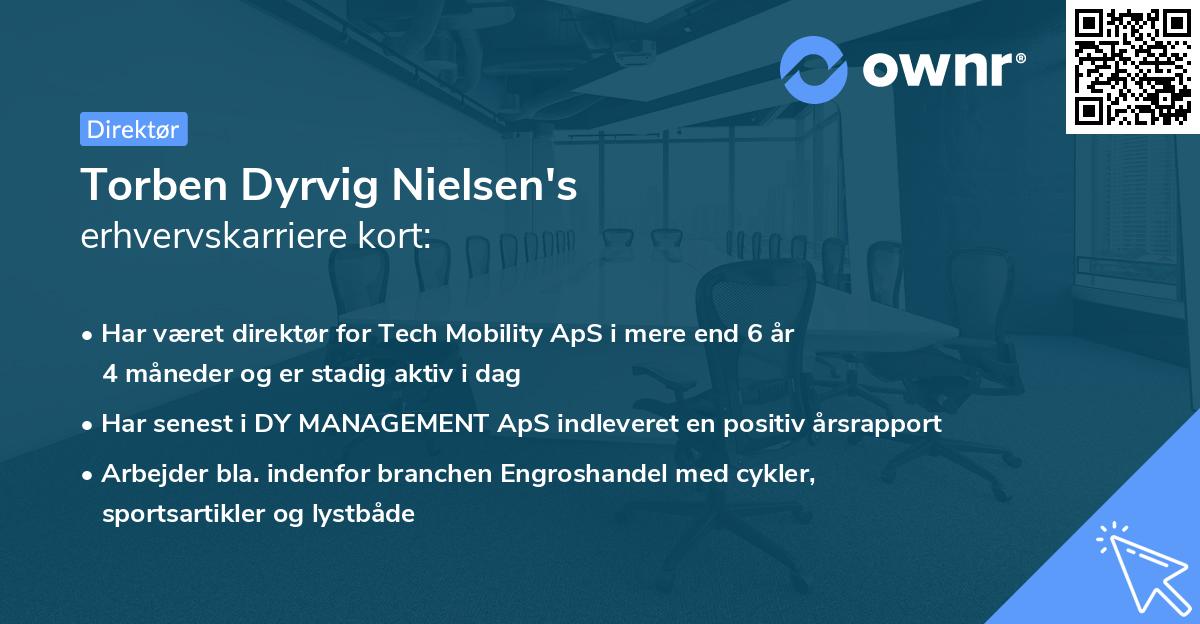 Torben Dyrvig Nielsen's erhvervskarriere kort
