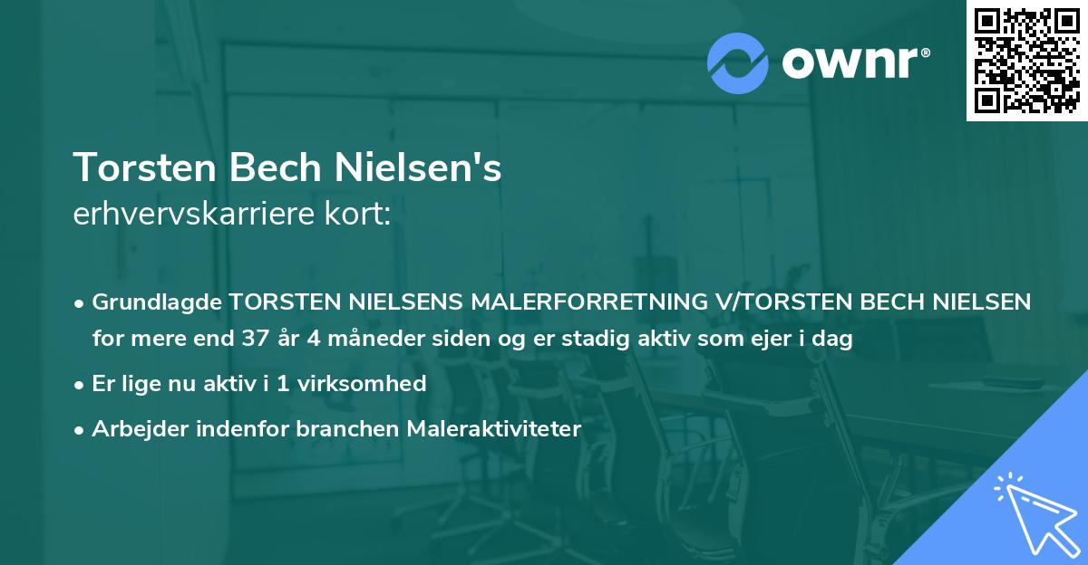 Torsten Bech Nielsen's erhvervskarriere kort