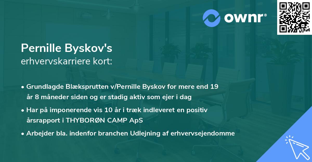 Pernille Byskov's erhvervskarriere kort