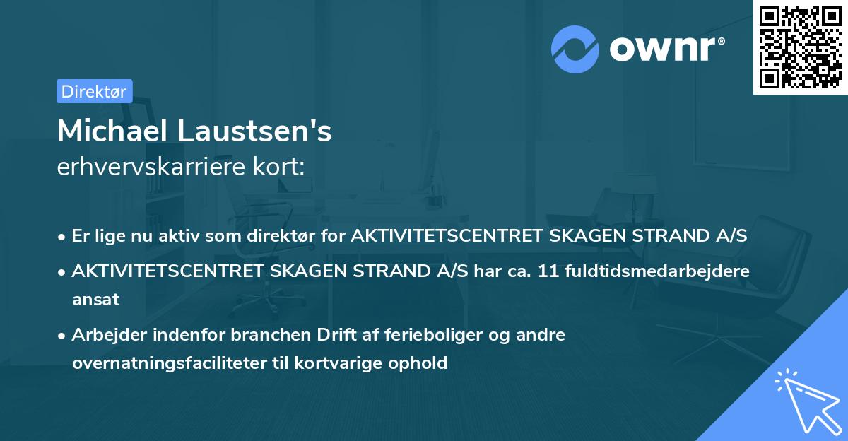 Michael Laustsen's erhvervskarriere kort