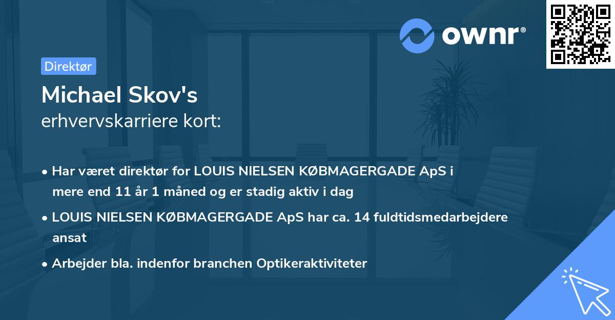 Michael Skov's erhvervskarriere kort