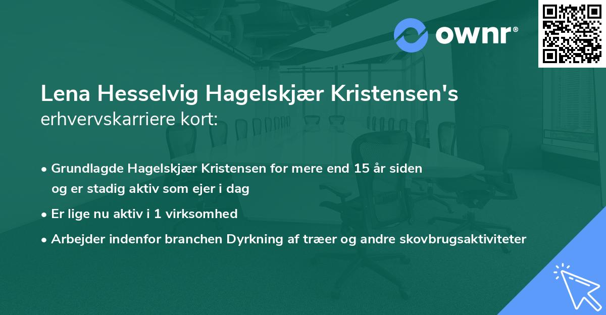 Lena Hesselvig Hagelskjær Kristensen's erhvervskarriere kort