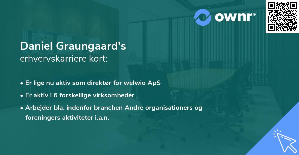 Daniel Graungaard's erhvervskarriere kort