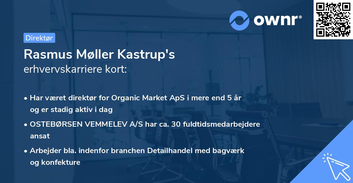 Rasmus Møller Kastrup's erhvervskarriere kort