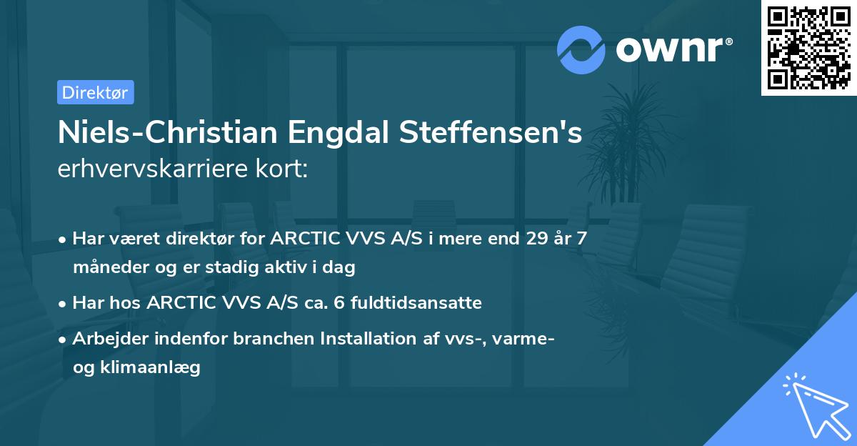 Niels-Christian Engdal Steffensen's erhvervskarriere kort