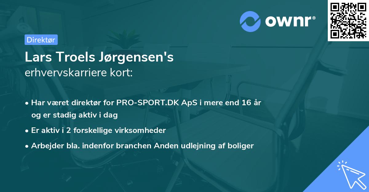 Lars Troels Jørgensen's erhvervskarriere kort