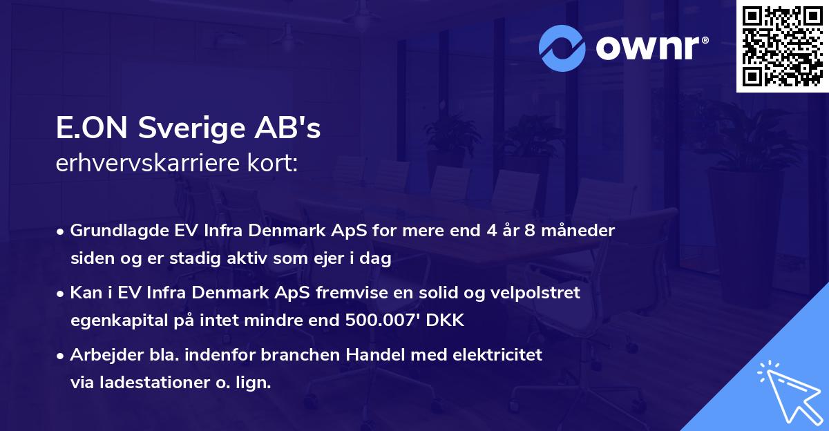 E.ON Sverige AB's erhvervskarriere kort