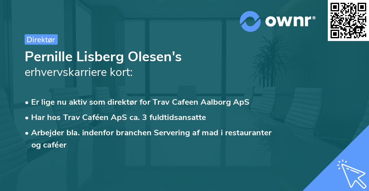 Pernille Lisberg Olesen's erhvervskarriere kort