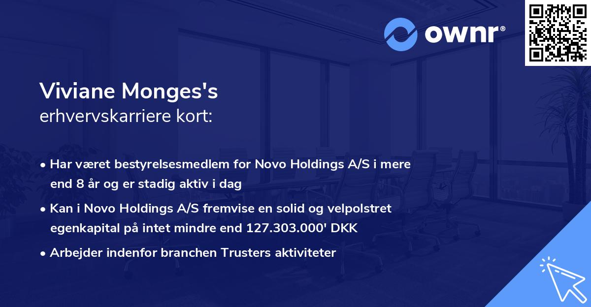 Viviane Monges's erhvervskarriere kort