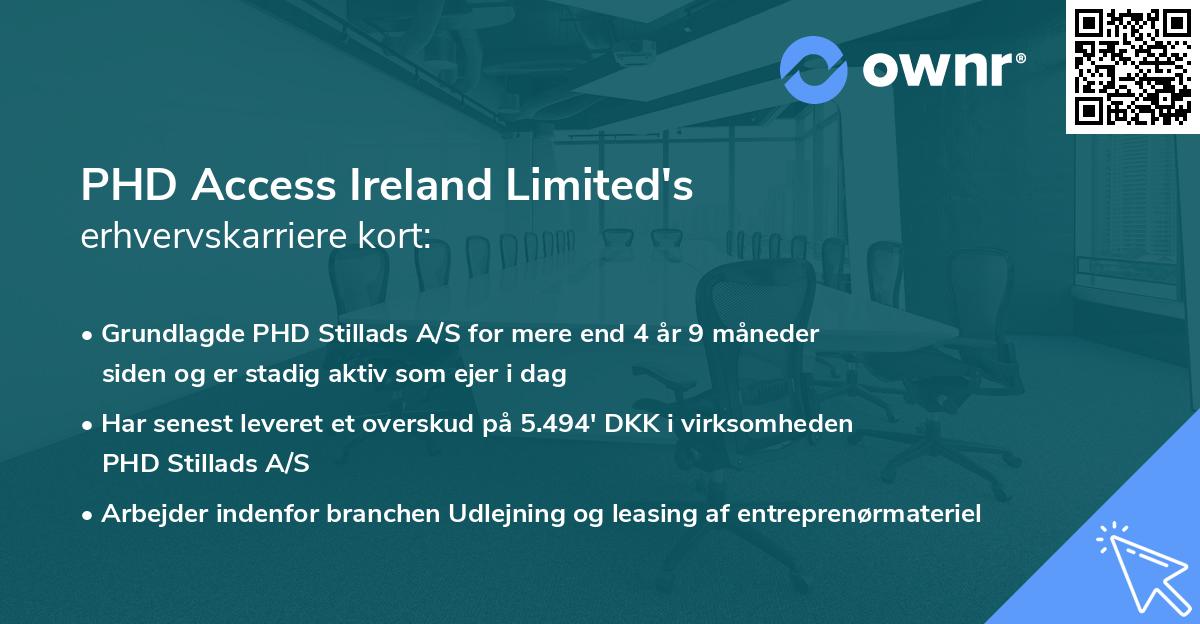 PHD Access Ireland Limited's erhvervskarriere kort
