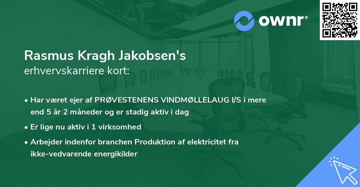 Rasmus Kragh Jakobsen's erhvervskarriere kort