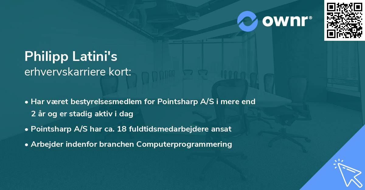 Philipp Latini's erhvervskarriere kort