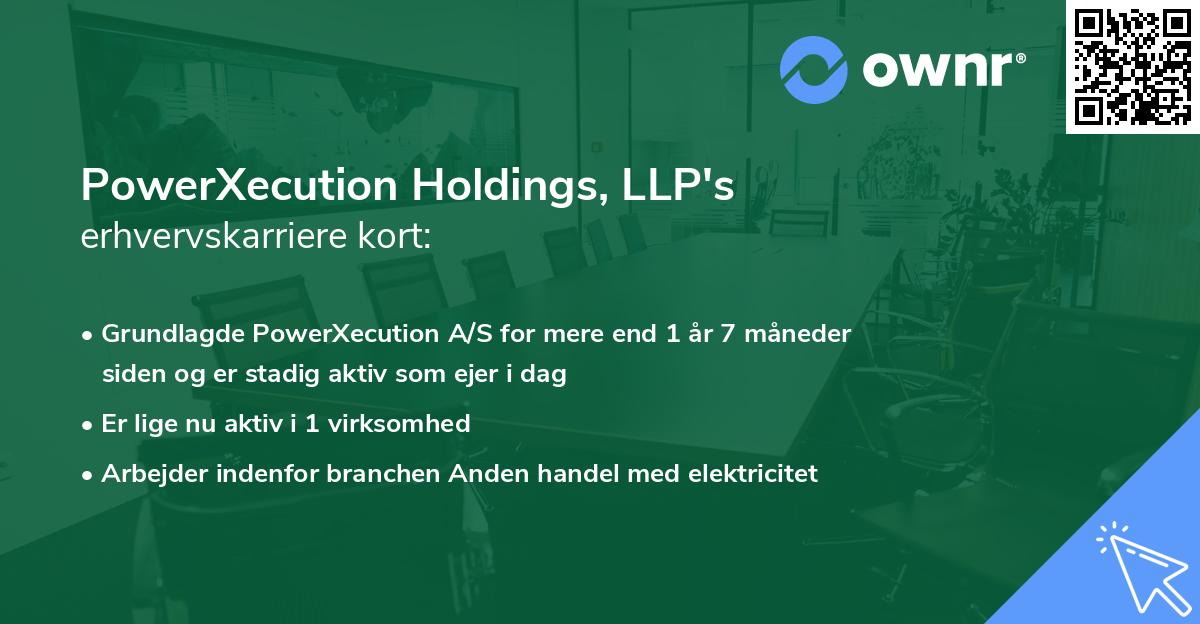 PowerXecution Holdings, LLP's erhvervskarriere kort
