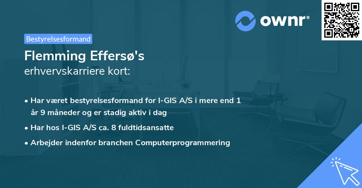 Flemming Effersø's erhvervskarriere kort