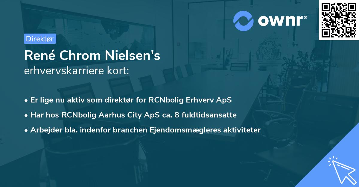 René Chrom Nielsen's erhvervskarriere kort