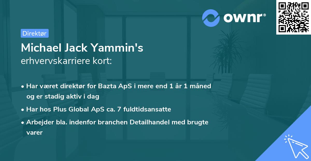 Michael Jack Yammin's erhvervskarriere kort